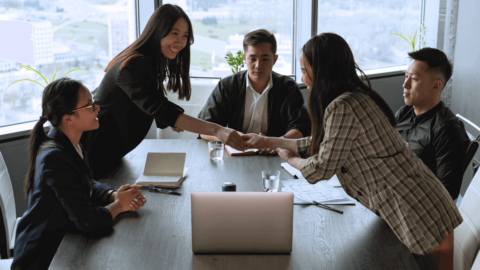 Group Meeting In Office Set Up